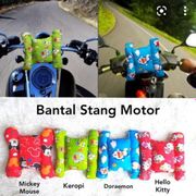 kursi bonceng rotan full anyam utuk motor all matic untuk usia anak 9 - bantal stang cowo