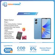 OPPO A17 4/64GB MediaTek MT6765 Helio G35 Garansi Resmi Oppo