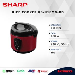 rice cooker sharp KS-N18MG-RD