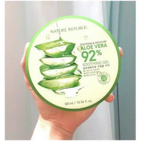 Nature Republic Aloe Vera Gel 92% Jar 300ml Original 100%