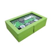 Jogja Craft BJ12GR Watch Box Organizer Kotak Tempat Jam Tangan [Isi 12] - Hijau