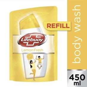 lifebuoy lemon 🍋 fresh body wash 450 ml (kemasan pouch)