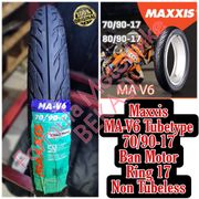 70/90-17 Ban Maxxis MA-V6 Tubetype - Ban Depan Motor Bebek Ring 17 Non Tubeless
