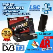 set top box apple matrix dvb t2 dan antena TV digital PX DA 1201 NP