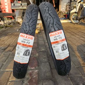 60/80-17 & 70/80-17 Ban Maxxis Volans MA-FD Tubeless - Sepasang Ban Motor Ring
