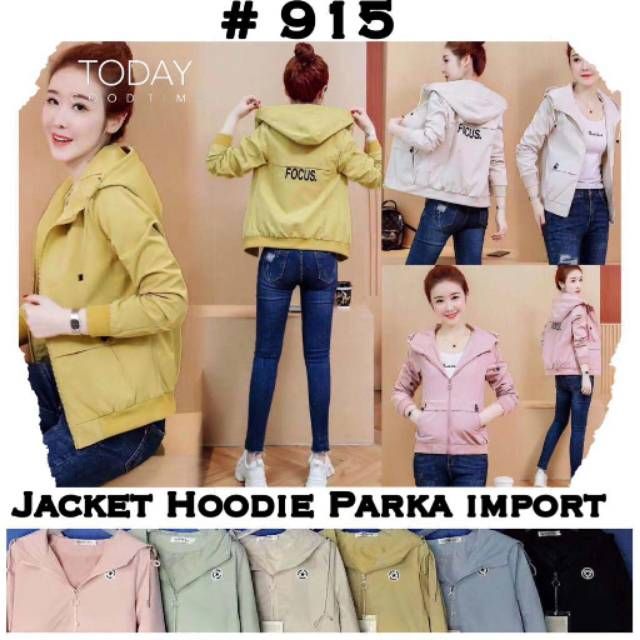 jaket parka hoodie