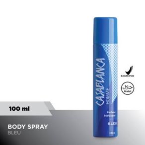 casablanca body spray 100ml / casablanca kaleng deodorant 100ml - biru