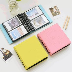 Tempat Kartu Album Foto Universal 64 Kantung untuk Casing Gambar Instan untuk Tas Kertas MINI Fujifilm Instax Film 7S 8