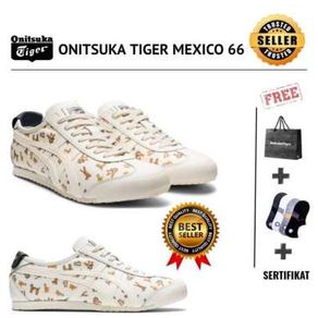 Sepatu Onitsuka tiger original mexico 66 white motif tiger