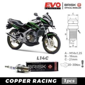 Busi Motor Brisk Copper Racing