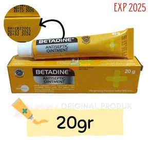 betadine ointment salep luka antiseptik - 20g