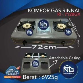 Pilihan Kompor Rinnai Ri 712 Bgx 16 500 00 Harga 1 23 Shopback