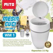 Mesin Cuci Portable 1 Tabung 3.5 Kg Mito WN1
