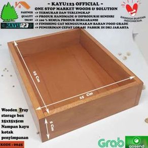 Kotak Penyimpanan Kayu / Wooden Storage Box