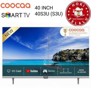 LED TV Coocaa Smart TV 40 Inch 40S3U Frame Less/Bezel Less digital TV Certified Youtube