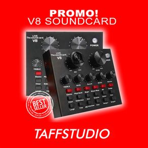 Sound card V8 Mixer SoundCard V8 MIXER Audio USB External Soundcard