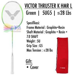 Victor Thruster K HMR Raket Badminton Original