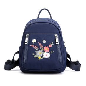 tas ransel wanita backpack longchamp bordier - navy blue