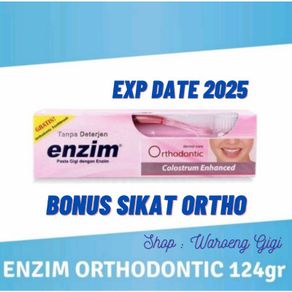 (Free Sikat Ortho) Pasta Gigi Odol ENZIM ORTHO Orthodontic 124gr