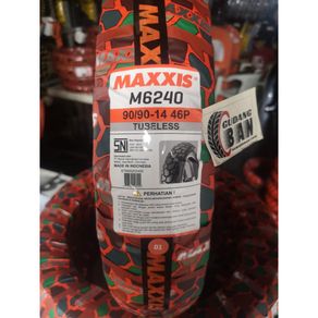 Maxxis M6240 90 / 90 - 14 ON-OFF Tahu semi trail japstyle matic mirip street enduro Tubeless
