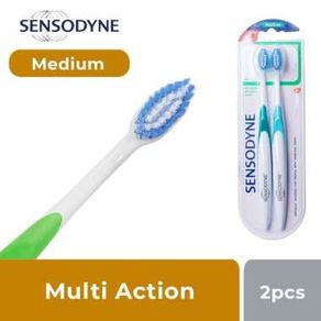 Sensodyne Sikat Gigi Sensitif Multi Action Medium 2s nonus 1