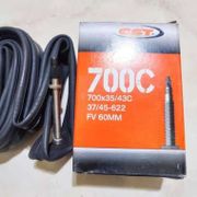Ban Dalam Sepeda CST 700c Ukuran 700x35 - 700x38 Bisa Sampai 700x40 - 700x43 Pentil Kecil Presta FV 60mm