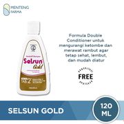 selsun gold shampoo 120 ml - sampo anti ketombe dan double conditioner