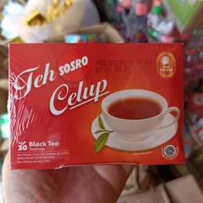 teh sosro celup black tea 30 kantong