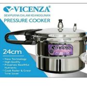 Panci Presto Vicenza 8 Liter (Pressure Cooker) 24 cm /Panci Pelunak Makanan