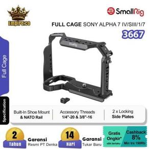 SmallRig Full Camera Cage for Sony Alpha 7 IV/A7 S III/A1/Al 3667