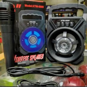 speaker bluetooth xtm-5009 free mic karoke