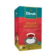 teh dilmah gourmet tea english breakfast teh celup - englishbreakfas envelope 25s