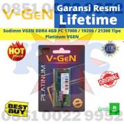 RAM V-GEN SODIMM DDR4 4GB PC17000 PLATINUM VGEN RAM NOTEBOOK LAPTOP