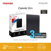 Toshiba Canvio Slim II Hardisk Eksternal 2TB - Hitam