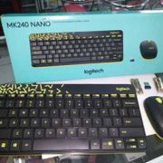 Logitech mouse dan keyboard mk240 Nano Original