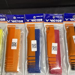 grip raket badminton handuk victor gr334 grip raket victor gr 334 - biru