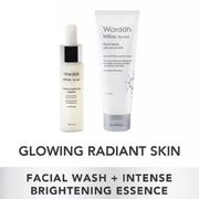 WARDAH WHITE SECRET : FACIAL WASH + INTENSE Brightening Essence - Skin Care Wajah Glowing Ori 100%