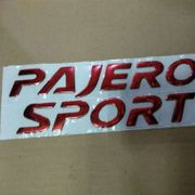 emblem kap mesin pajero/ emblem pajero sport / logo kap mesin pajero
