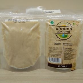 almond ground 225 gram - trio natural