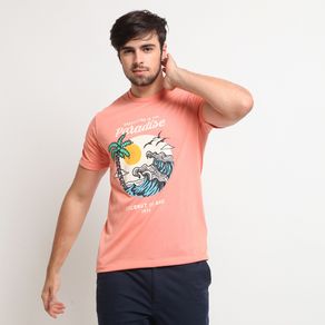 Kaos Pria Casual Distro Regular T-Shirt Coconut island man Easy tee HMET308