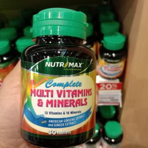 nutrimax complete multi vitamins & minerals 30 tablet
