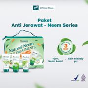 Himalaya Natural Neem Acne Treatment Series Rangkaian Skincare Untuk Kulit Berjerawat (Masker Wajah Purifying Neem Mask 50ml + Sabun Wajah Purifying Neem Face Wash 50ml + Scrub Wajah Purifying Neem Scrub 50ml)