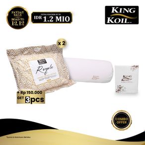 king koil guling dacron royale 37x107 - buy 2 get 1