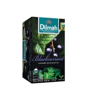 Dilmah envelope blackcurrant tea 20s box