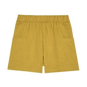 Giordano Women's Linen Short Pocket Pants 0540122249 Leaves