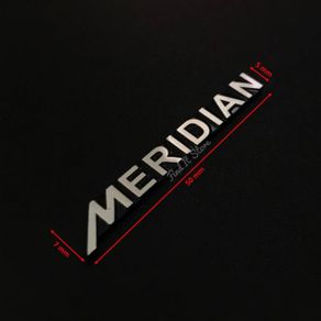 emblem 3d aluminium bose badge speaker (bkn harman / kardon jbl) - meridian tulisa