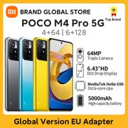 POCO M4 Pro 5G Versi Global 4GB 64GB / 6GB 128GB Ponsel Pintar Xiaomi MTK Dimensi 810 90Hz 6.6 "DotDisplay 33W Pro 5000MAh 50MP