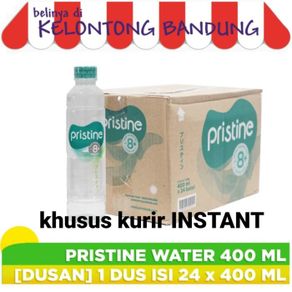 pristine water 400 ml air minum mineral pristin botol mini 400ml dus