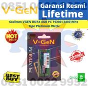 Ram V-Gen Sodimm Ddr4 4Gb Pc19200 Platinum Vgen Ram Notebook Laptop
