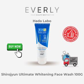 Hada Labo Shirojyun Ultimate Whitening Face Wash 100G